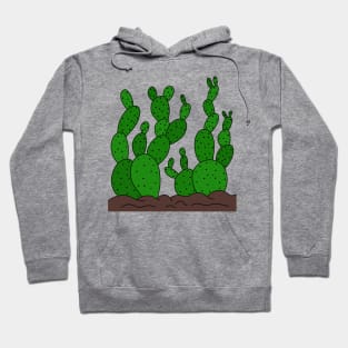 Cute Cactus Design #143: One Big Cactus Family Hoodie